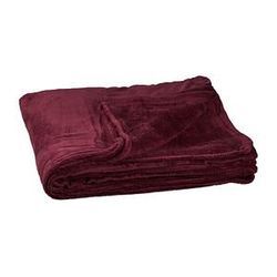 relaxdays Kuscheldecke bordeaux 200,0 x 200,0 cm