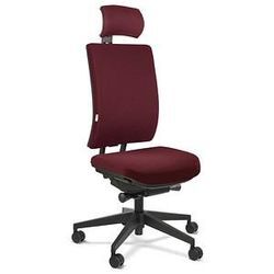 ORIGINAL STEIFENSAND Bürostuhl Volto Plus Comfort, VP 43501S2 257 Stoff rot, Gestell schwarz