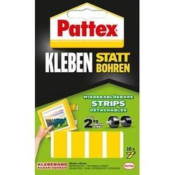 Pattex Klebestreifen für max. 2,0 kg 2,0 x 4,0 cm, 10 St.