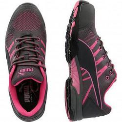 PUMA® Damen S1 Sicherheitsschuhe "CELERITY KNIT PINK" MISS SAFETY grau Größe 37