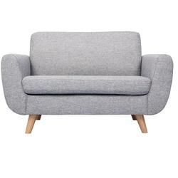 Skandinavisches 2-Sitzer-Sofa grau PURE