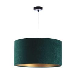 Pendelleuchte Hängeleuchte Jalua P Velours green & gold Ø 40 cm 10962