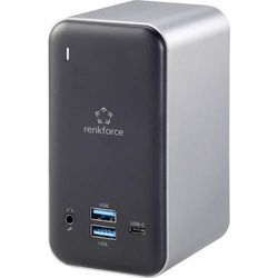 Renkforce USB-C® Dockingstation RF-DKS-650 Passend für Marke Dockingstations: Universal inkl. Ladefunktion