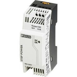 Phoenix Contact STEP-PS/1AC/12DC/1.5 Hutschienen-Netzteil (DIN-Rail) 12 V/DC 1.65 A 18 W Anzahl Ausgänge:1 x Inhalt 1 St.