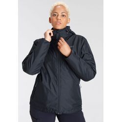 3-in-1-Funktionsjacke, schwarz, Gr.50