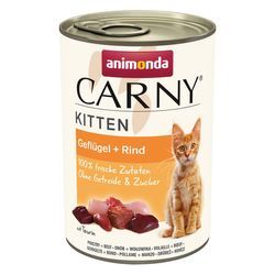 animonda Carny Kitten Gefügel + Rind 24x400g