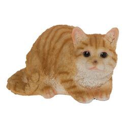 My Flair Katze, orange/weiß gestreift