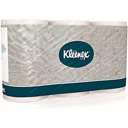 Kleenex® Toilettenpapier 8440, 3-lagig, kompatibel mit Aquarius™ Twin Roll Toilettenpapierspendern, 36 Rollen a 350 Blatt, weiß