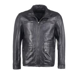 JCC Lederjacke Herren, schwarz