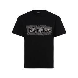 The Kooples T-Shirt Damen Baumwolle bedruckt, schwarz