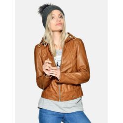 Maze Lederjacke Damen, cognac