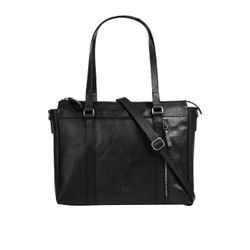 Bodenschatz Shopper Damen Leder, schwarz