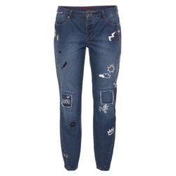 Stretch-Jeans im Boyfriend-Look, dark blue Denim, Gr.58