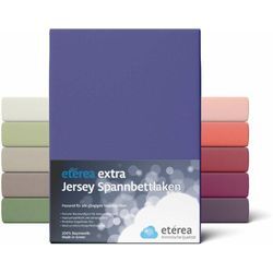 etérea Extra Jersey Spannbettlaken Marine 180x200 - 200x220 cm