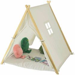 Children Kids Play Tent Playhouse with Floor Mat OSS02-W - Sobuy