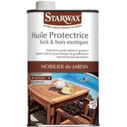 Schutzöl für Teakholz und Holz im Freien, 500 ml