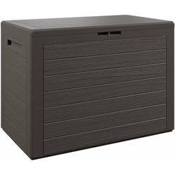 Deuba - casaria® Gartenbox 190L UV-beständig Griffmulden Verschlussvorrichtung Balkon Terrasse Wohnzimmer Wintergarten Box Kissenbox 78x44cm