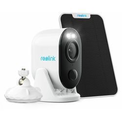 Reolink - 2K 4MP Überwachungskamera Solar Akku Aussen mit Personen-/Fahrzeugerkennung, 2,4/5GHz WiFi, Spotlight, PIR-Sensor, Farbnachtsicht,