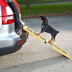 Hunderampe Hundetreppe Autorampe Einstiegshilfe Teleskop Rampe Auto Hunde