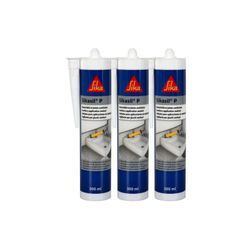 Sika - 3er-Set sil-P Marine Universal-Silikondichtmasse - Transparent - 300ml - Transparent