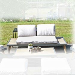 Estexo - Sitzgruppe Gartenmöbel Gartenlounge Lounge Set Gartenset Outdoor Möbel Terrasse 2-Sitzer Bank