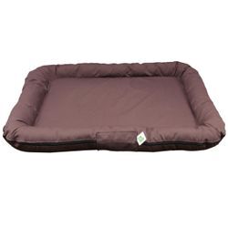 TOP MULTI Hundebett Tierbett Hundematratze dunkelbraun 100 x 120 cm