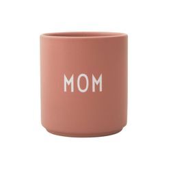 Design Letters - AJ Favourite Porzellan Becher, Mom / rosa