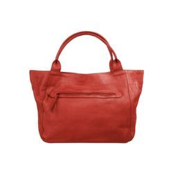 X-Zone Shopper Damen Leder, rot