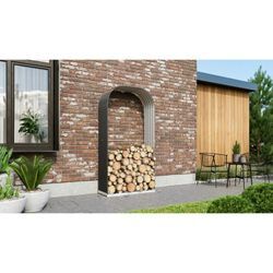 Kaminholzregal 'Lignum 401' granit 40 x 99 x 200 cm (hoch) - Vitavia