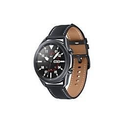 SAMSUNG Galaxy Watch Watch3 Smartwatch Schwarz Gehäusefarbe 45 x 46.2 x 11.1 mm Gehäusegröße Schwarz Braun Armbandfarbe