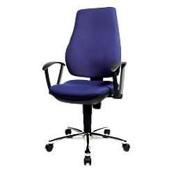 TOPSTAR Ergonomischer Bürostuhl Power Star Profi Stoff Blau