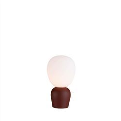 Buddy - 1 Leuchttisch Globe Lamp Dark Rust, Opal, G9 - Belid