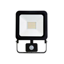 Led Line - led photon IP65 Scheinwerfer pir Fluter Strahler Flutlicht 50W mit Bewegungsmelder 4000K 4000lm Neutralweiß IP65 Wasserdicht Außenstrahler