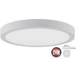 24W led Deckenleuchte Warmweiß 1850 Lumen Ø300 mm Aufputz Lampe Rund Decke Beleuchtung inkl. Trafo