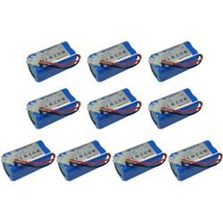 Trade Shop - 10x Trade-Shop Premium Li-Ion Akku 14,8V / 2600mAh / 38Wh für Ecovacs Deebot CR130 cen 540 Dibea V780, V870 ersetzt 4ICR19/65