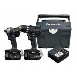 Panasonic - Kombi-Set: EY74A3 + EY76A1 + 2x 18V/5.0Ah Akkus +