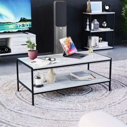 Brooklyn Couchtisch Sofa Seite Ende Regal Display Unit Wohnzimmer Möbel, Grau