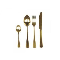 Chic Antique Besteck Nordique Set Gold, 4-teilig