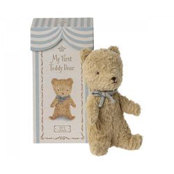 Maileg Mein erster Teddy, 19 cm, blau