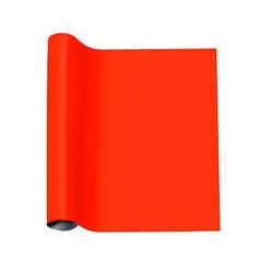 plottiX PremiumFlock Aufbügelfolie orange Flock-Folie 32,0 x 50,0 cm, 1 Rolle