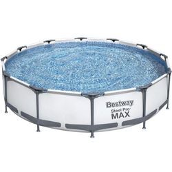 Bestway Frame Pool Steel Pro rund ohne Filterpumpe Ø 366 x 76 cm