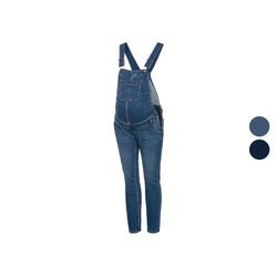 esmara® Damen Umstands-Latzhose, Skinny Fit, mit längenverstellbaren Trägern