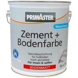 Zementfarbe und Bodenfarbe ral 7016 5L Anthrazit Seidenmatt Betonfarbe - Primaster