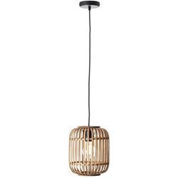 Brilliant - Lampe Woodrow Pendelleuchte 1flg hellbraun 1x A60, E27, 60W, g.f. Normallampen n. ent. Kabel kürzbar Für LED-Leuchtmittel geeignet