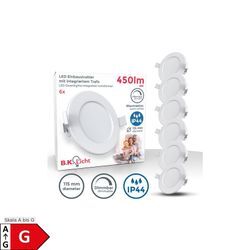 LED Einbauleuchten-Set, weiß, 6xLED-Modul/6W