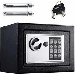 4.6L Safe Tresor Feuerfeste wasserdichte Spardose, Safe und Schließfach, Safe mit digitaler Tastatur