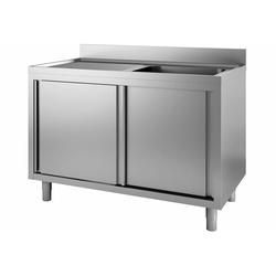 GastroHero Spülschrank Eco 10x6 mit 1 Becken rechts