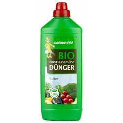 12x 1L Grüner Jan Bio Obst-/ Gemüsedünger Tomaten Gurken Paprika Kräuter