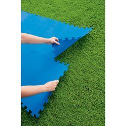 Bestway® Flowclear™ Pool-Bodenschutzfliesen Set, 9 Stück a 50 x 50 cm