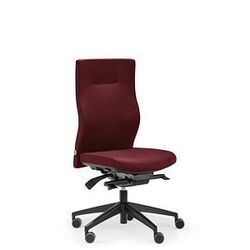 ORIGINAL STEIFENSAND Bürostuhl Seno Comfort, SC 23501S2 257 Stoff rot, Gestell schwarz